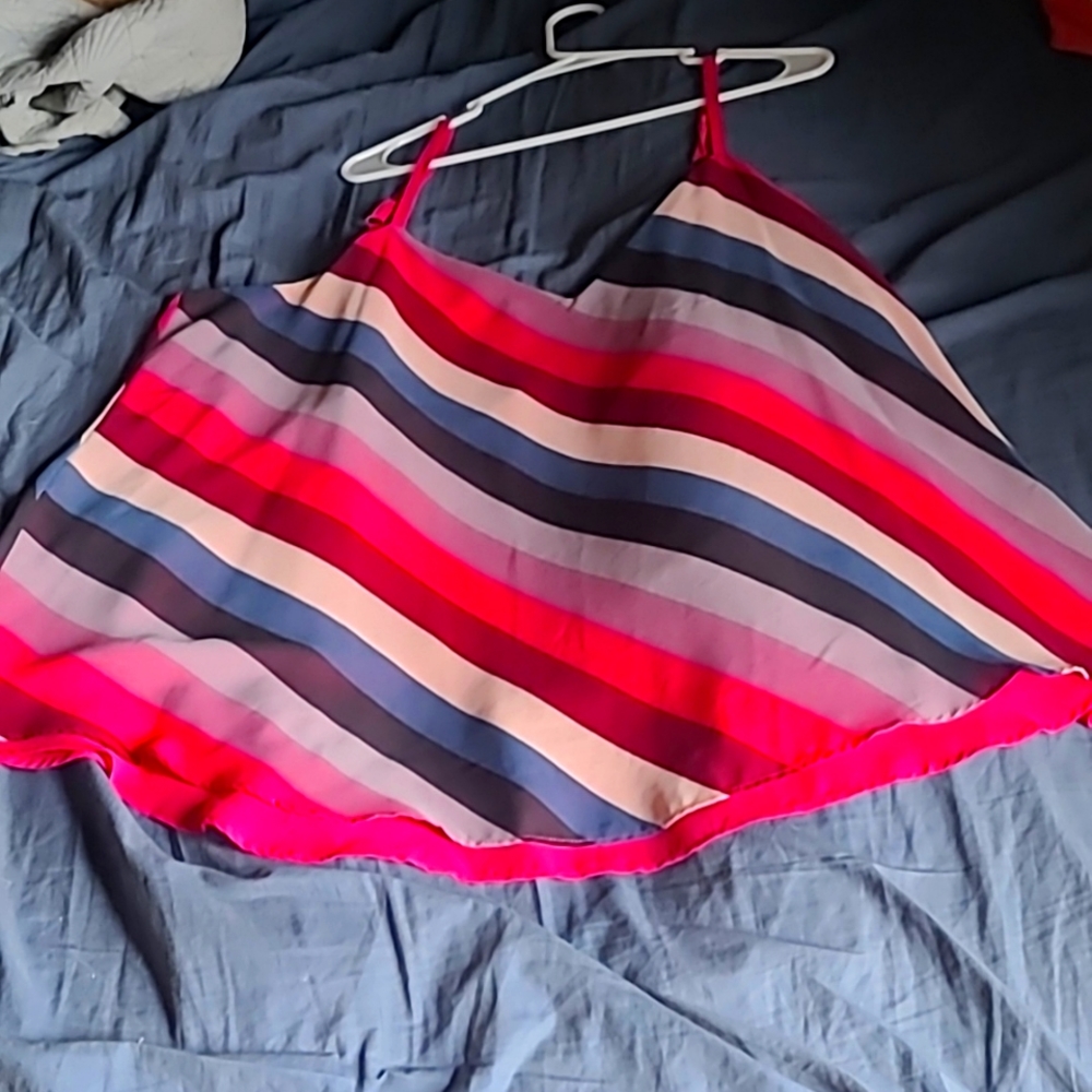 Purple Striped Cami